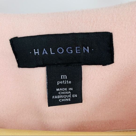 Halogen Jacket M Petite 9449 Ruffle Tie Button - Picture 3 of 11